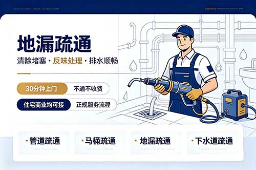 抚州地漏疏通